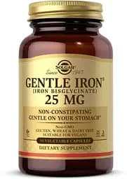 Вітаміни та мінерали Solgar Gentle Iron 25 mg, 90 вегакапсул