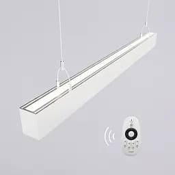 Двосторонній керований лінійний LED світильник 105Вт сірий