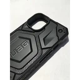 Оригінальний протиударний чохол UAG Monarch MagSafe для iPhone 13 / 14 (6.1") Black Leather (114028114040) - мініатюра 4