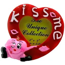 Фоторамка Сердце красная 6.5 х 6.5 х 1 см (w845269)