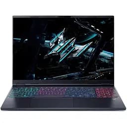 Ігровий ноутбук Acer Predator Helios 16S AI PHN16S-71, (NH.QX7EX.008), 16'' WQXGA OLED 240 Гц, процесор Intel Core Ultra 9 275HX (36 МБ кеш-пам'яті, до 5,40 Гц ТБ SSD, GeForce RTX 5070 Ti 12 ГБ, Win 11 Pro