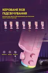 Мікрофон Fifine Pink конденсаторний USB (TAM6P) - мініатюра 13