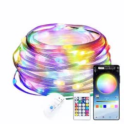 Розумна світлодіодна гірлянда Sun Lamp стрічка 100 LED 10 метрів USB-пульт дистанційного керування ip65 додаток Smart - мініатюра 2