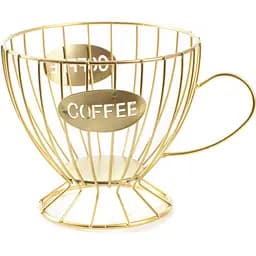 Ваза Viva Lacy Cup Gold для фруктів 19.5x14x10.5 см (B090061)