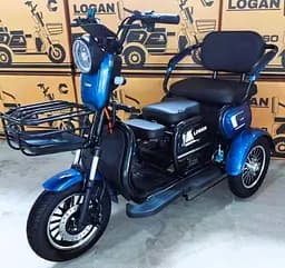 Електроскутер Триколісний Corso Logan (1200W 72V/23Ah) Синій - мініатюра 2