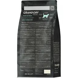 Сухий беззерновий корм для стерилізованих котів Grandorf Fresh Salmon & Sweet Potato Adult Cat Sterilised лосось з бататом 400 г - мініатюра 2