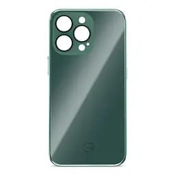 Чехол панель-накладка для Apple iPhone 13 Pro, Replica MagSafe, зеленый, противоударный защитный чехол с магнитным кольцом MagSafe, защита всего корпуса, TPU+PC, зеркальный, выступающий бортик вокруг экрана, ArmorStandart (ARM76188)