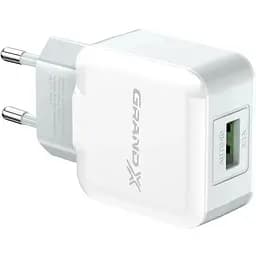Зарядное устройство Grand-X 5V 2.1A White (CH-03W)