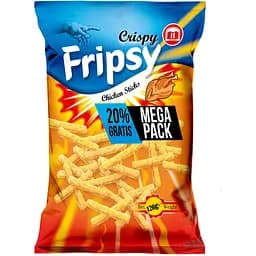 Чипси Fripsy Мега пачка зі смаком смаженої курки 120 г