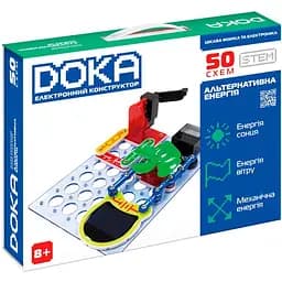 Электронный конструктор Альтернативная энергия Doka D70711 50 схем