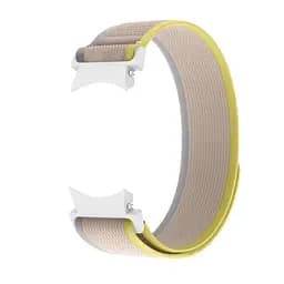 Браслет для Samsung Galaxy Watch 5 - бежево-жовтий Watchbands Cloth ширина кріплення 20мм нейлоновий (WB003-3904109) - мініатюра 2