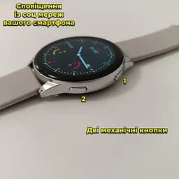 Смарт годинник T2 Pro Active 2 Bluetooth, встановлення свого фону, прийняття/здійснення дзвінків Белый - мініатюра 5