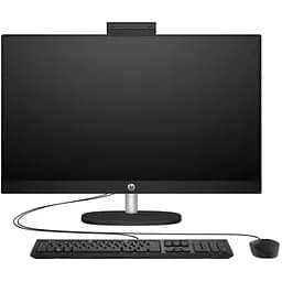 Компьютер персональный моноблок HP All-in-One 27" FHD IPS AG Intel i3-1315U 8GB F512GB UMA WiFi кл+м DOS черный