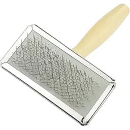 Пуходерка деревянная Пухнастики, без напыления, средняя, 9х12,5 см