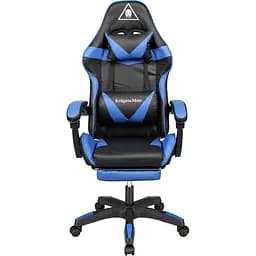 Крісло геймерське Kruger&Matz GX-150 з підставкою для ніг Black/Blue - мініатюра 3