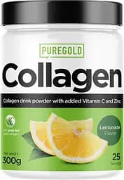Препарат для суставов и связок Pure Gold Protein Collagen, 300 грамм Лимонад