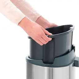 Бак для сміття Brabantia Touch Bin 40 л білий (114984) - мініатюра 5