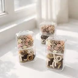 Набір аксесуарів для волосся в боксі 2 в 1