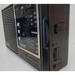 Портативна колонка радіоприймач аналоговий XPRO RX-9933UAR USB SD FM радіо коричнева (lp-91293_640) - мініатюра 3