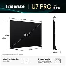 LED-телевізор Hisense 100U7Q PRO - мініатюра 3