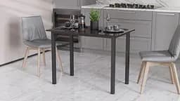 Стол универсальный Knap Ferrum-decor 750x1000x600 Черный металл ДСП Венге Магия 16 мм (FRD-106340)