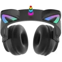 Навушники Unicorn Bluetooth Stereo STN-27 LED black - мініатюра 2