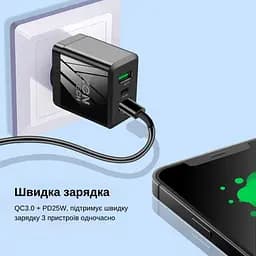 Зарядний пристрій XON PowerCharge 45W (PD25) USB Type-C  (PCWA045025A2С1W 6082) Білий - мініатюра 4