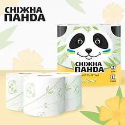 Двошаровий туалетний папір Сніжна Панда Арома, 4 рулони - мініатюра 6