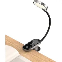 Настільна лампа Baseus LED Comfort Reading Mini Clip Dark Gray (DGRAD-0G) - мініатюра 3