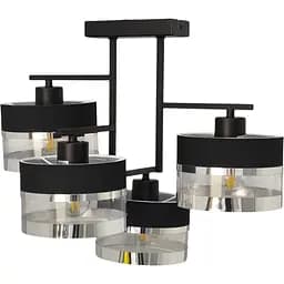 Люстра Brille с абажуром BR-273S/4 E27 BK