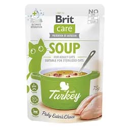 Корм влажный Brit Care Soup with Turkey с индейкой 75 г