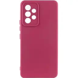Чехол Silicone Cover Ummi Lakshmi Full Camera (AA) для Samsung Galaxy A53 5G Бордовый / Marsala