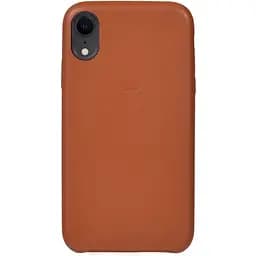Чехол-накладка Toto Leather Case Apple iPhone XR Brown