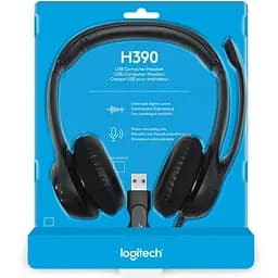 Комп'ютерна гарнітура Logitech H390 Black (981-000406) [104766] - мініатюра 7