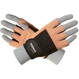 Рукавички для фітнесу Mad Max Fitness MFG 444 Brown M