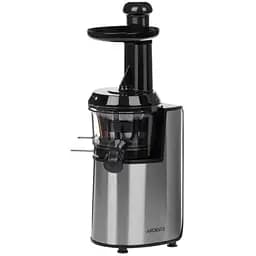 Соковитискач Ardesto JEG-1330S шнекова, 200Вт, 1 швидкість, "крапля стоп", завантаження "цілком" шириною 40мм, обсяг резервуара для м'якоті: 0.6л, обсяг резервуара для соку: 0.6л, нержавійка