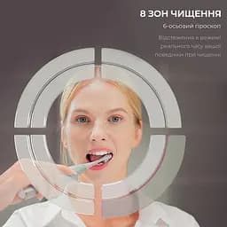 Електрична зубна щітка Oclean X Pro Digital Dark Electric Toothbrush Blue - мініатюра 6