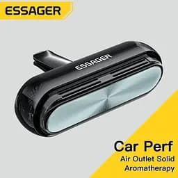 Автомобільний освіжувач повітря Essager Car Air Outlet Press Type Solid Perfume Сірий - мініатюра 3