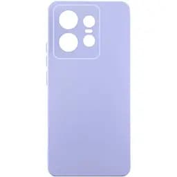 Чохол Silicone Cover Lakshmi Full Camera (AA) для Motorola Edge 50 Pro Бузковий / Dasheen