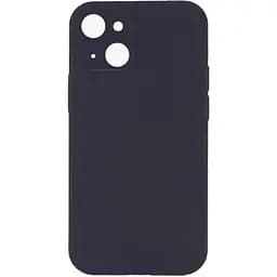 Чохол Silicone Case із захистом камери Full Apple iPhone 15 Plus Dark Grey