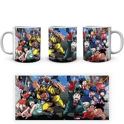 Кухоль GeekLand Моя геройська академія My Hero Academia Герої біжать зі сходів MHA 02.525 330 мл білий - мініатюра 3