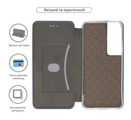 Чехол-книжка для Realme C65 4G, G-Case, синий, кожаный чехол-книжка из экокожи (PU) и TPU, с магнитом, с подставкой и вместительным кардхолдером, противоударный, защита всего корпуса, ArmorStandart (ARM77875) - мініатюра 3