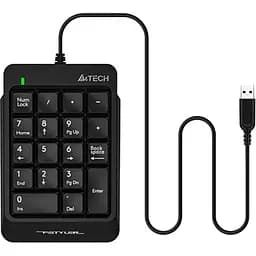 Клавіатура A4Tech Fstyler FK13P USB Black (Numpad) (FK13P (Black))