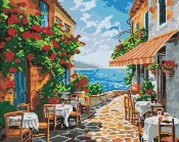 Набор с алмазной мозаикой Тихий уголок Ideyka AMO8041, 40x50 см