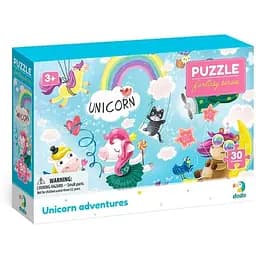 Дитячі пазли DoDo Toys Пригоди єдиноріжків 30 елементів (300416)