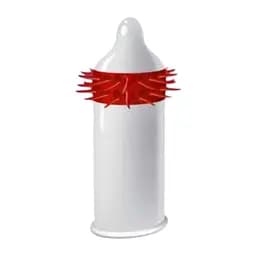 Презервативы EGZO Hot Red с ласкающими шипами, 1 шт Egzo EGZO Hot Red 101863