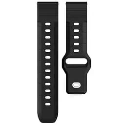 Силіконовий ремінець Defense для Smart Watch 20mm Black - мініатюра 4