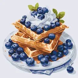 Набір для розпису ArtCraft Чорничний десерт 40х40 см (12041-AC)