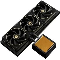 Система рідинного охолодження ID-Cooling DX360 GDL чорний/золотистий 3x AF-127-GDL PWM 500~2000±10%RPM, 29.9dB(A) Max