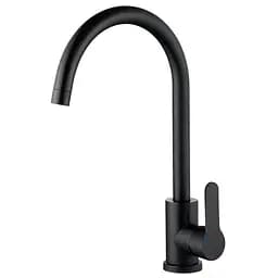 Змішувач для кухні Zerix DAX-011 Black ZX4817 Чорний матовий